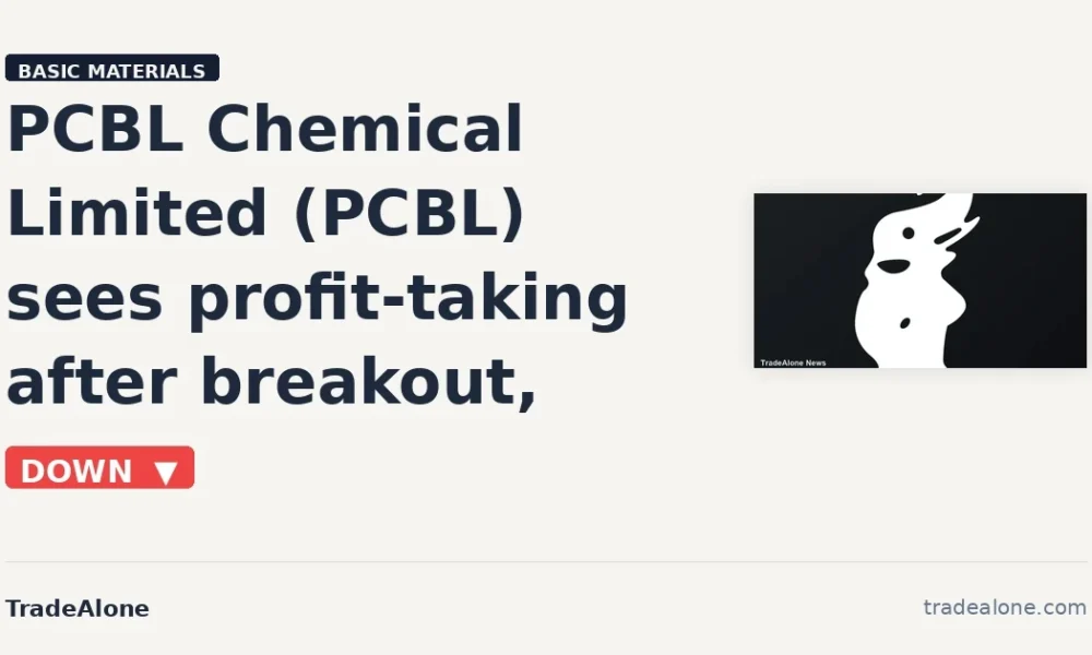PCBL Chemical Limited NSE PCBL moves down 10% intraday