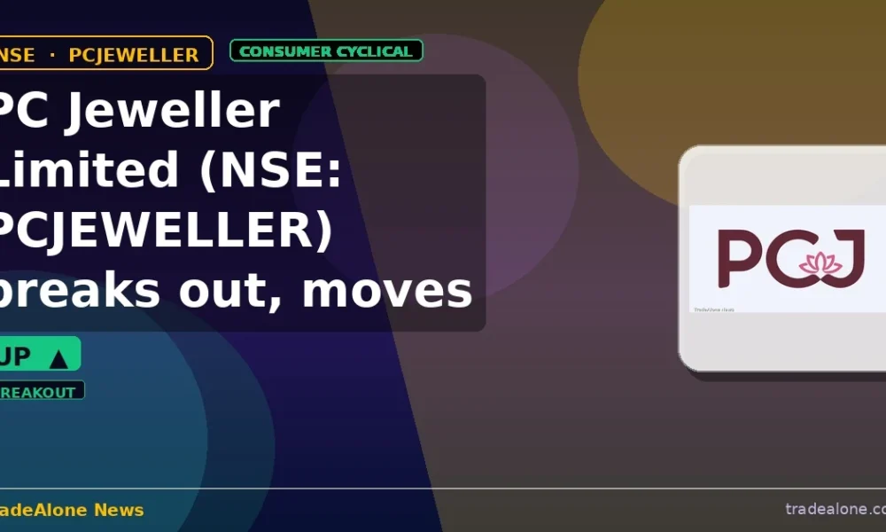 PC Jeweller Limited NSE: PCJEWELLER breakout