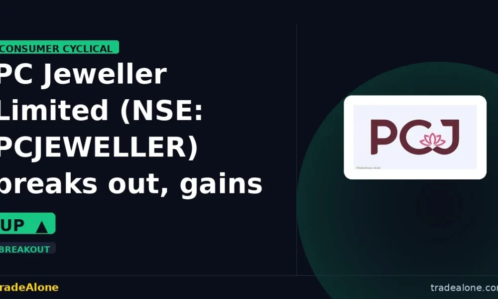 PC Jeweller Limited PCJEWELLER breakout
