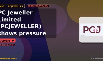PC Jeweller Limited NSE PCJEWELLER down 5% intraday