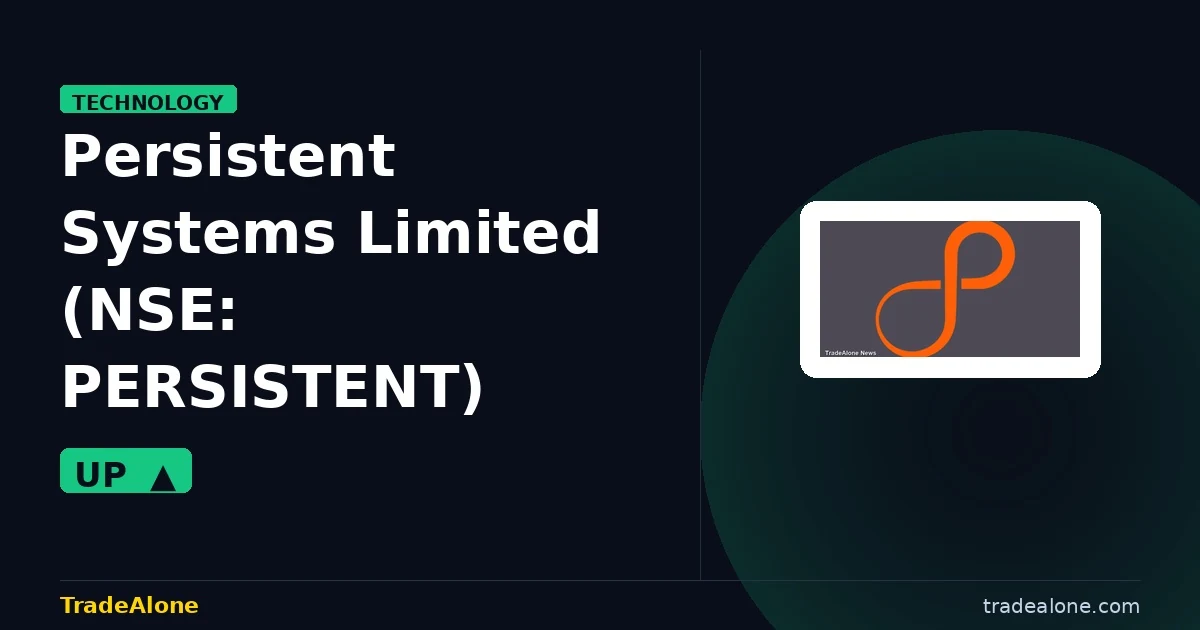 Persistent Systems Limited PERSISTENT gains 5% intraday