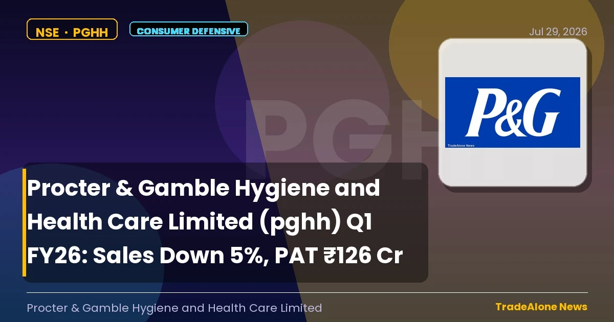 Procter & Gamble Hygiene and Health Care Limited Q1 FY26 Results