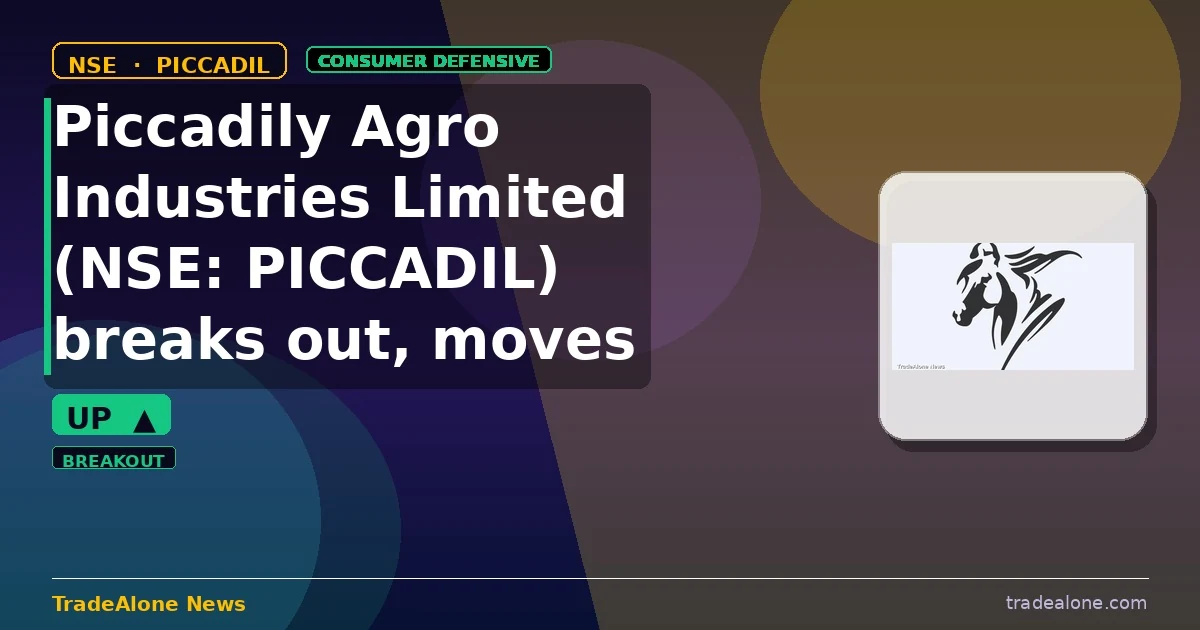 Piccadily Agro Industries Limited PICCADIL breakout