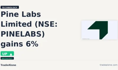 Pine Labs Limited PINELABS gains 6% intraday