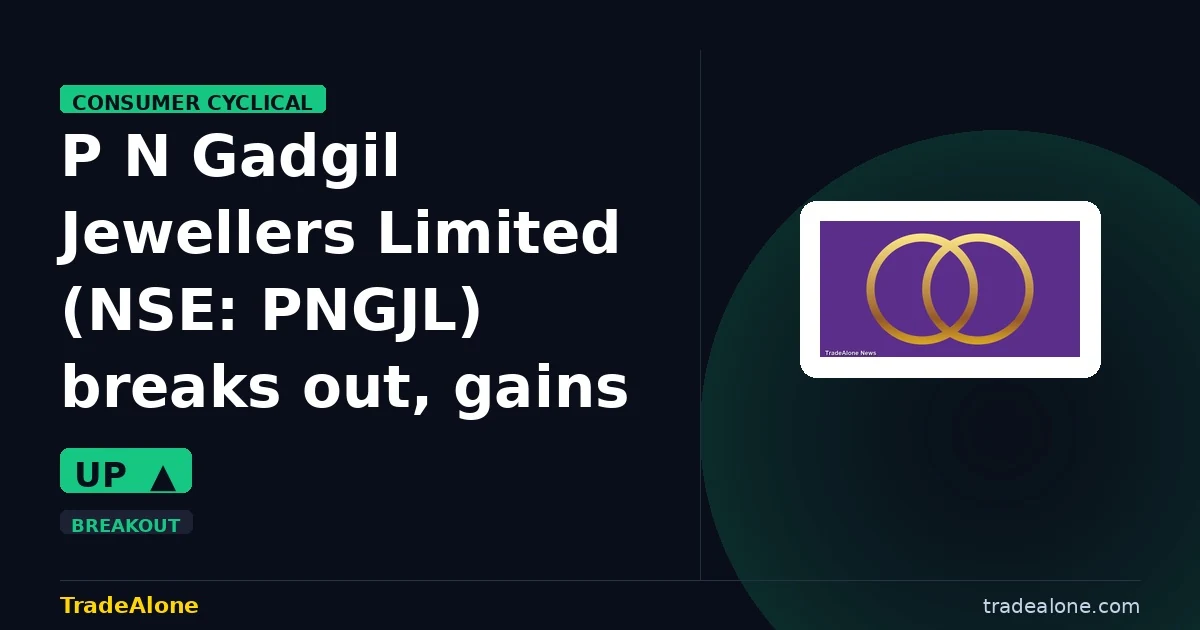 P N Gadgil Jewellers Limited NSE: PNGJL breakout