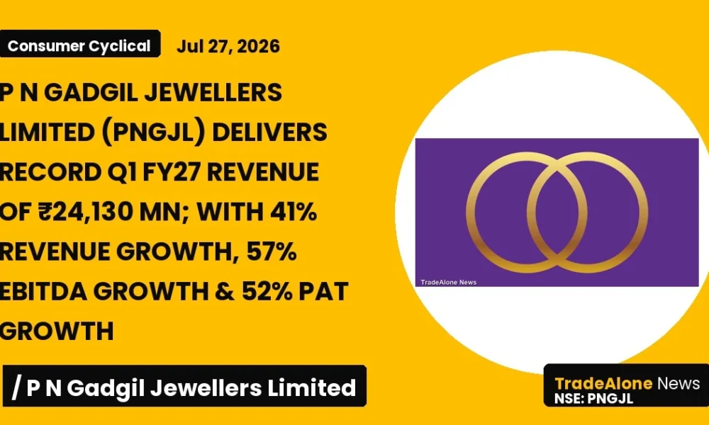 P N Gadgil Jewellers Limited PNGJL Q1 FY27 Revenue Growth
