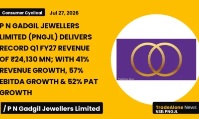P N Gadgil Jewellers Limited PNGJL Q1 FY27 Revenue Growth