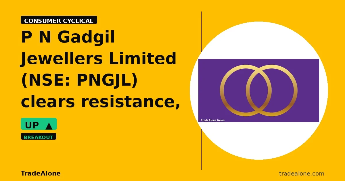 P N Gadgil Jewellers Limited PNGJL clears resistance