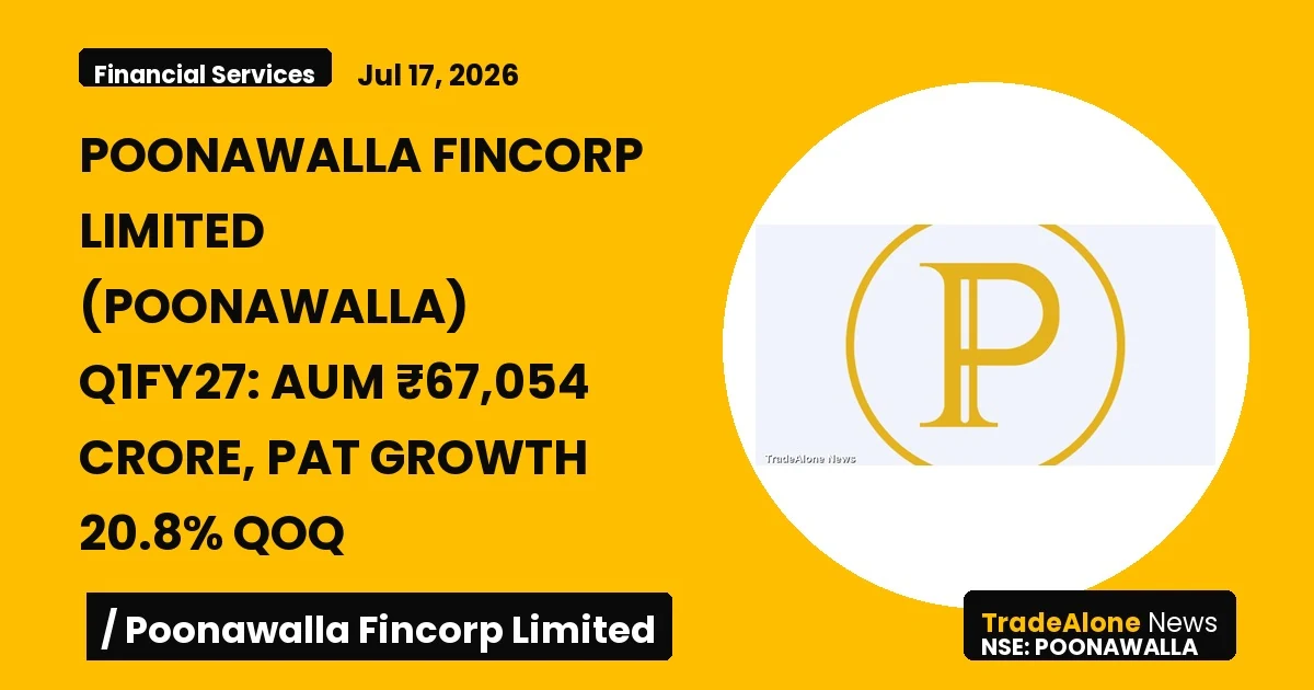 Poonawalla Fincorp Limited Poonawalla Q1fy27 Results