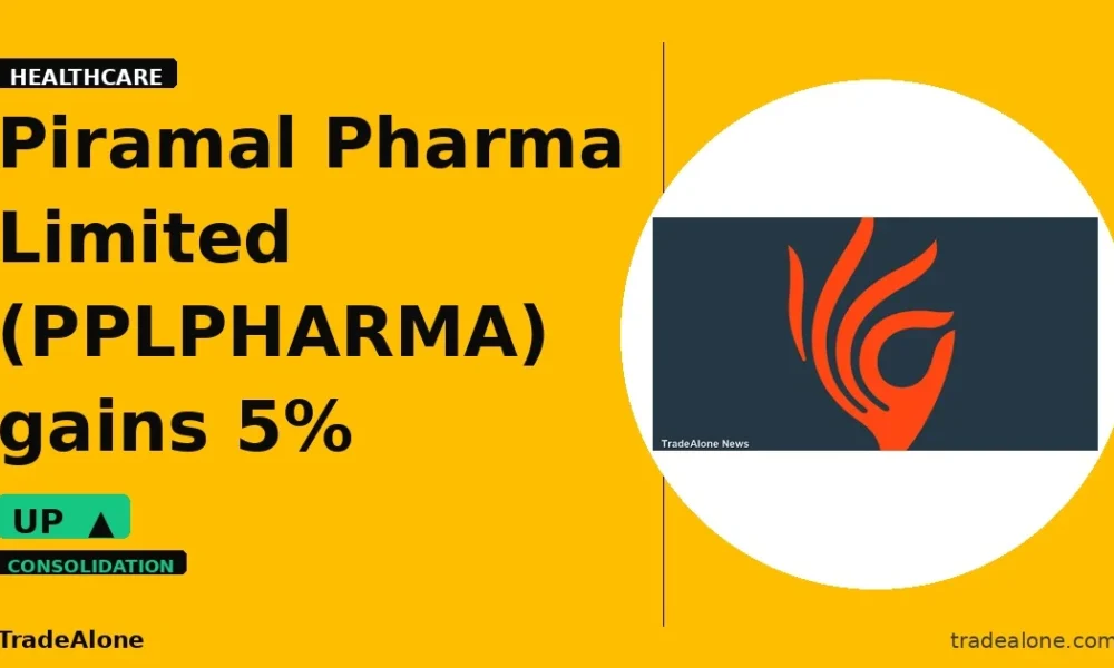 Piramal Pharma Limited PPLPHARMA gains 5% intraday