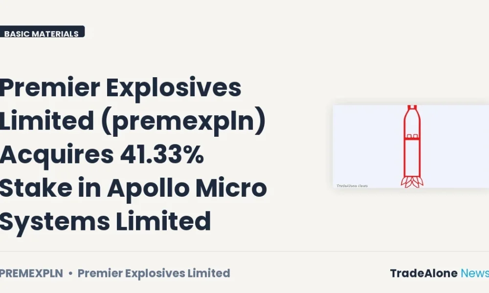 Premier Explosives Limited Premexpln Q3 2026 Acquisition