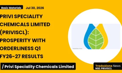 Privi Speciality Chemicals Limited Q1 Fy26-27 Results