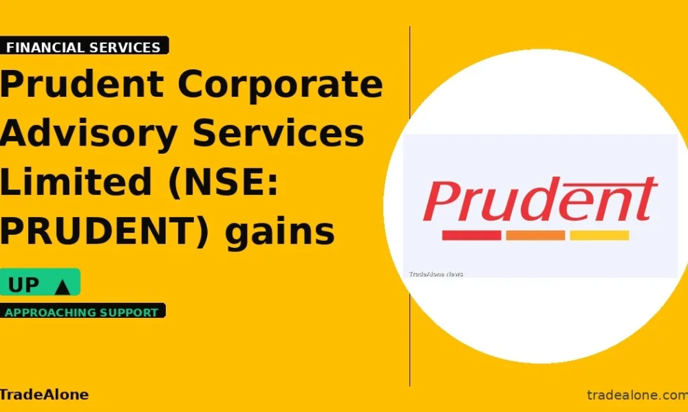 Prudent Corporate Advisory Services Limited NSE: PRUDENT gains 6% intraday