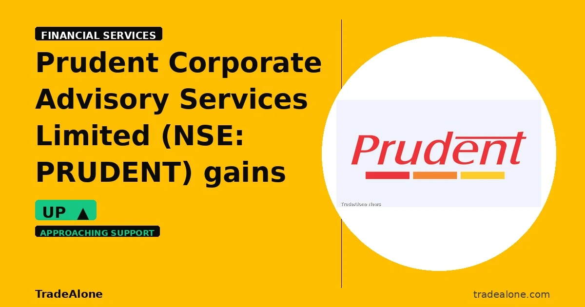 Prudent Corporate Advisory Services Limited NSE: PRUDENT gains 6% intraday