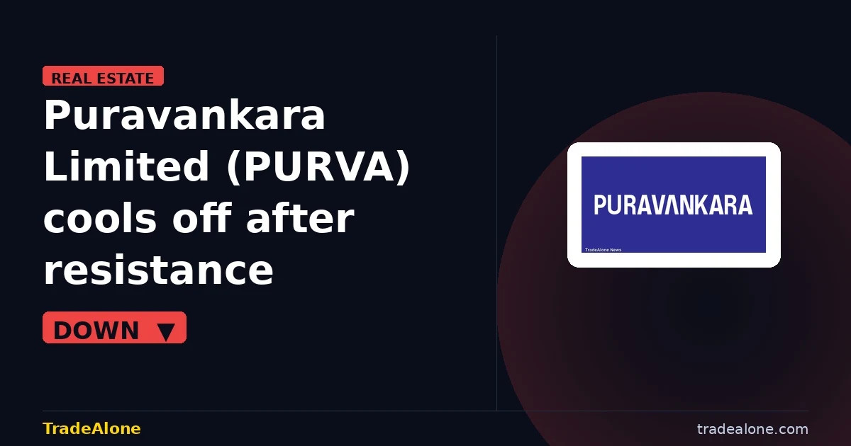Puravankara Limited PURVA retraces post-breakout gains