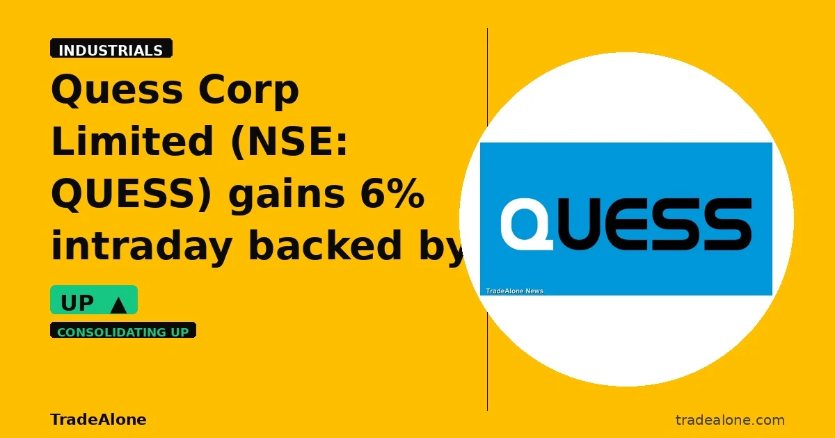 Quess Corp Limited QUESS strong Q1 results