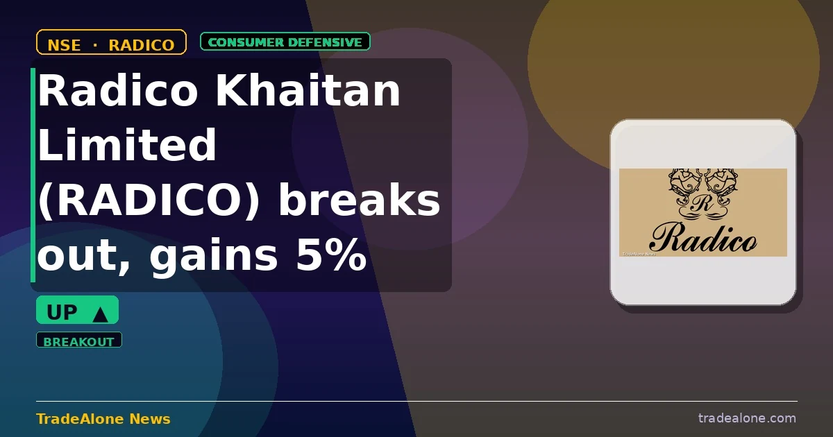 Radico Khaitan Limited RADICO breaks out