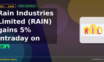 Rain Industries Limited RAIN gains 5% intraday