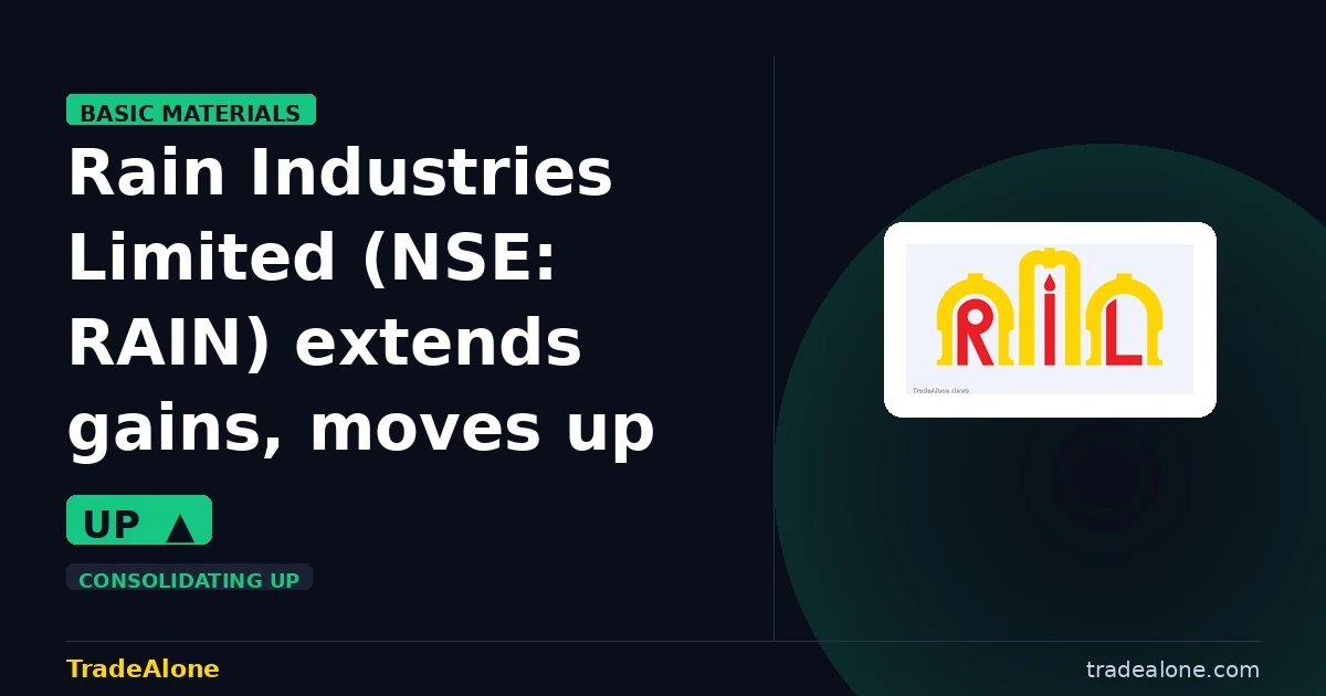 Rain Industries Limited NSE: RAIN extends gains