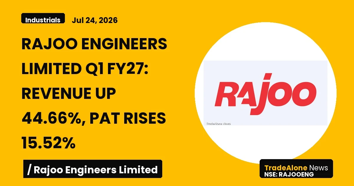 Rajoo Engineers Limited Rajooeng Q1 FY27 Results