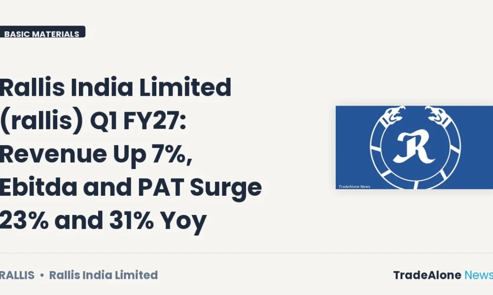 Rallis India Limited Rallis Q1 FY27 Results