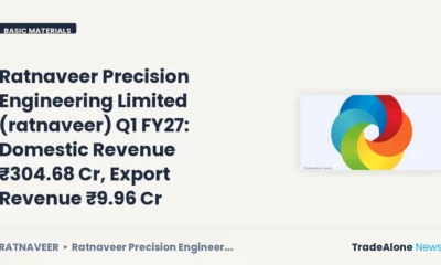 Ratnaveer Precision Engineering Limited (ratnaveer) Q1 FY27 Results