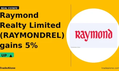 Raymond Realty Limited RAYMONDREL gains 5% intraday
