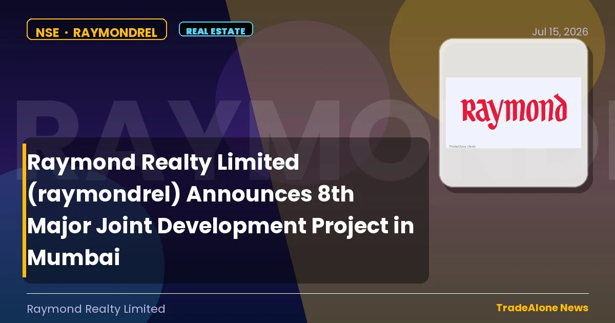 Raymond Realty Limited Raymondrel 8th Joint Development Project