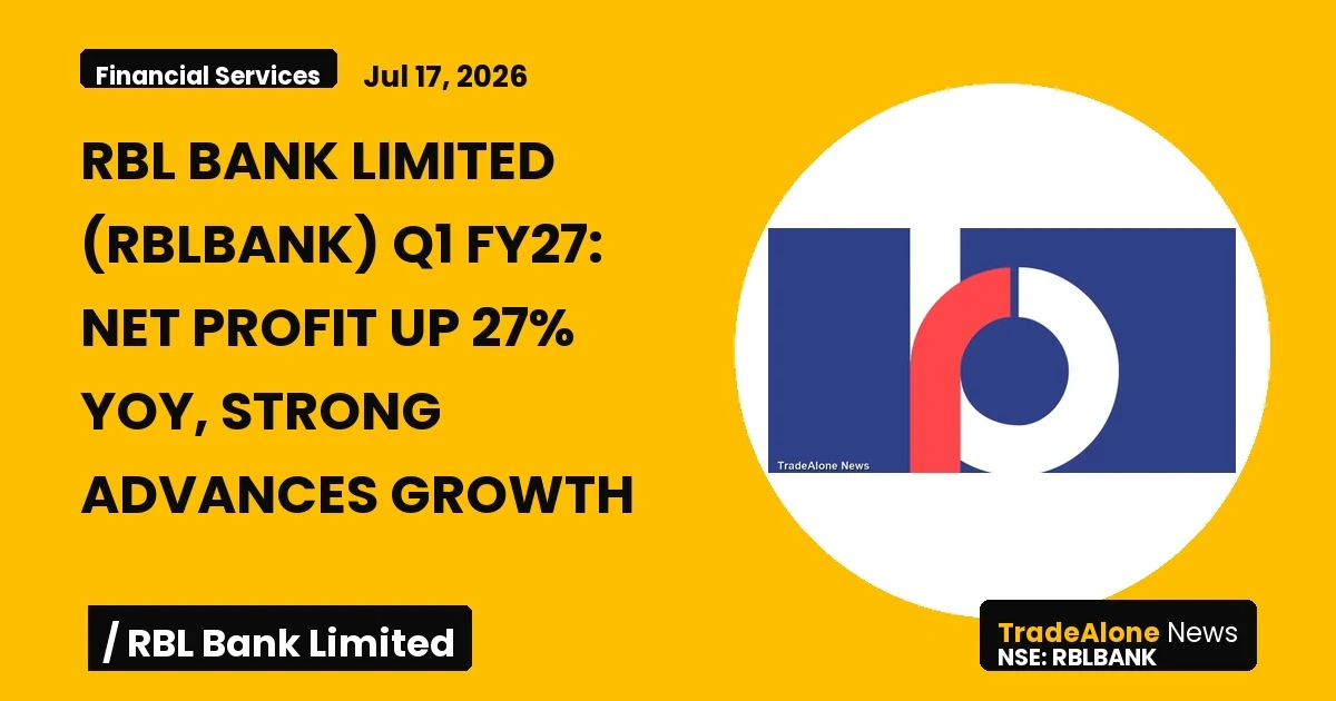 Rbl Bank Limited Q1 FY27 Results