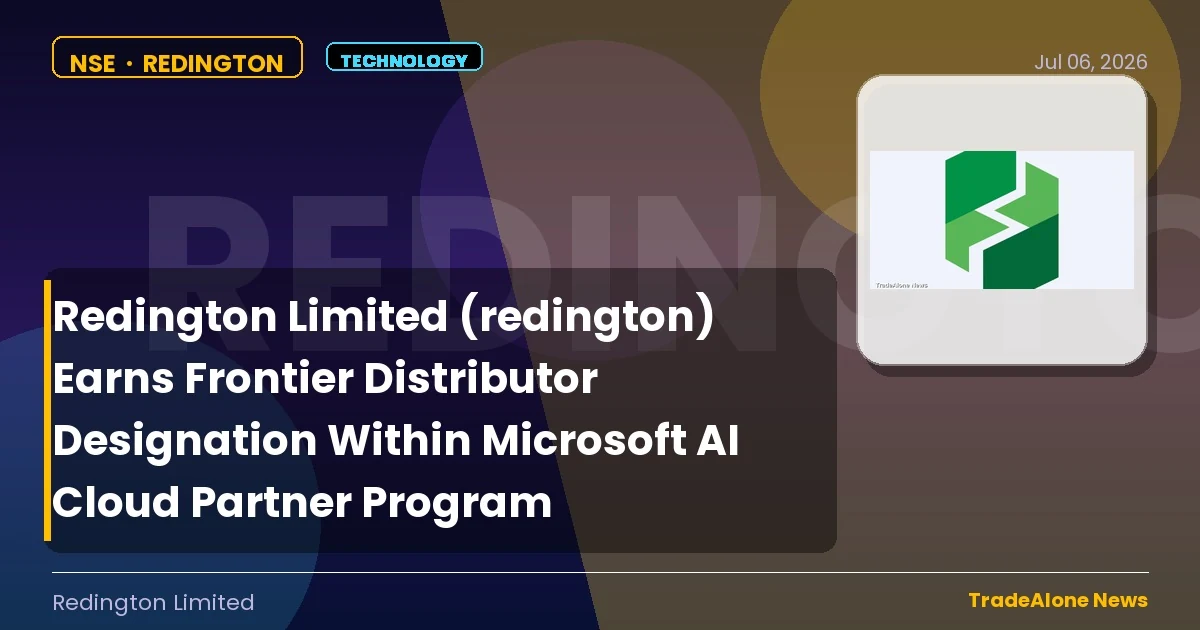 Redington Limited Redington Frontier Distributor July 2026