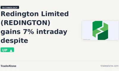 Redington Limited REDINGTON gains 7% intraday