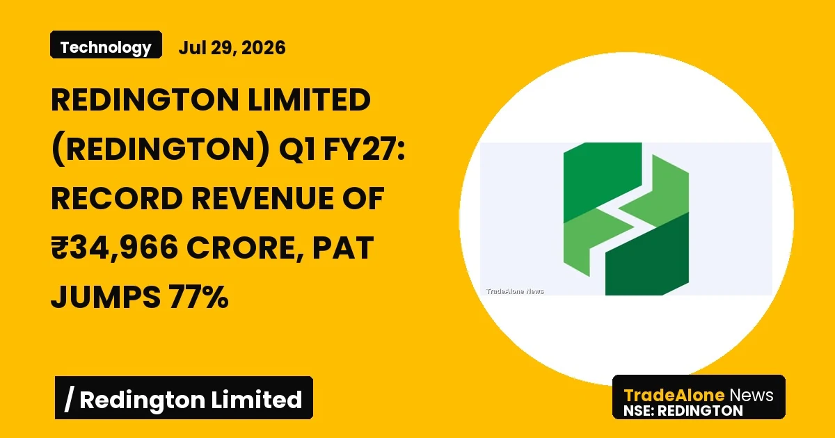 Redington Limited Redington Q1 FY27 Results