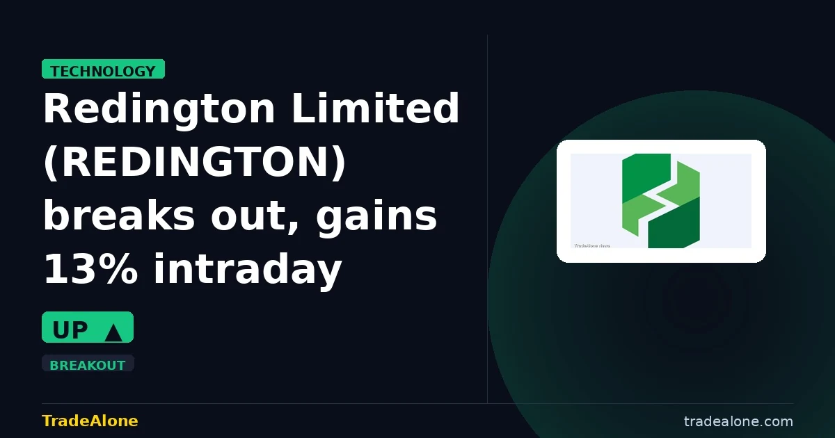Redington Limited REDINGTON breakout gains