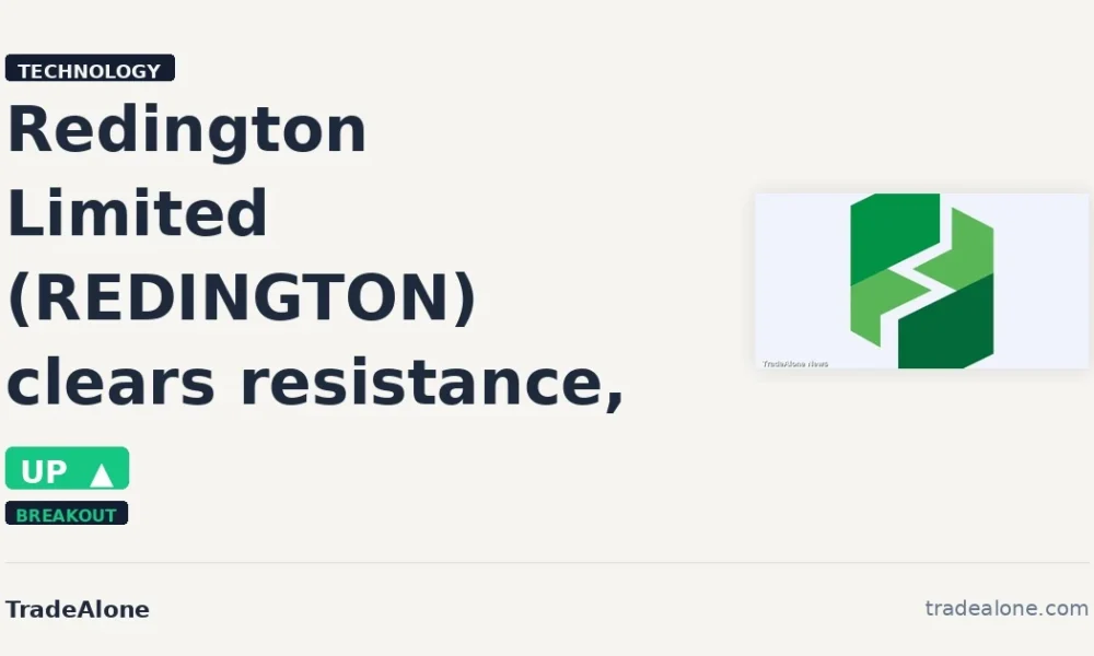 Redington Limited REDINGTON clears resistance