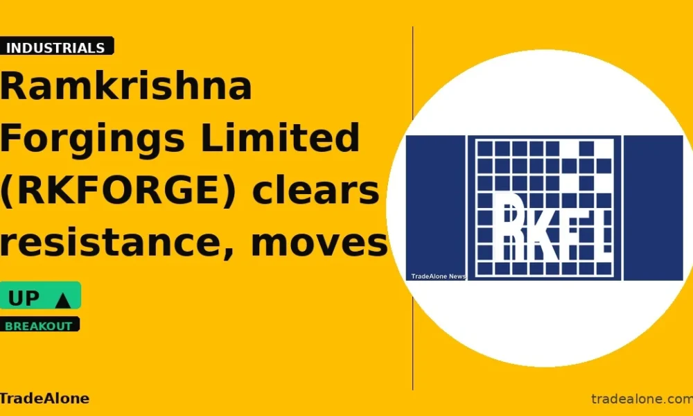 Ramkrishna Forgings Limited RKFORGE clears resistance