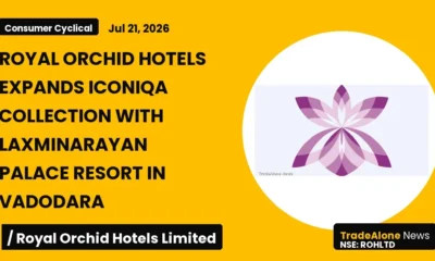 Royal Orchid Hotels Limited Rohltd Vadodara Expansion
