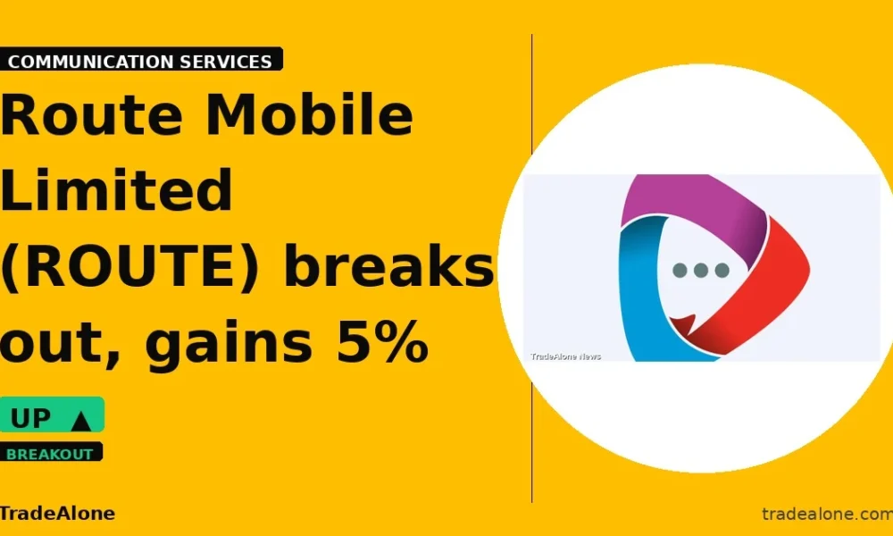 Route Mobile Limited ROUTE breaks out