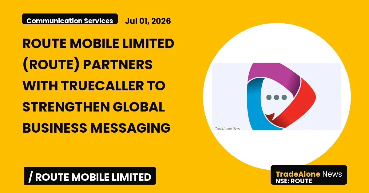 Route Mobile Limited ROUTE Q2 FY26 Partnership