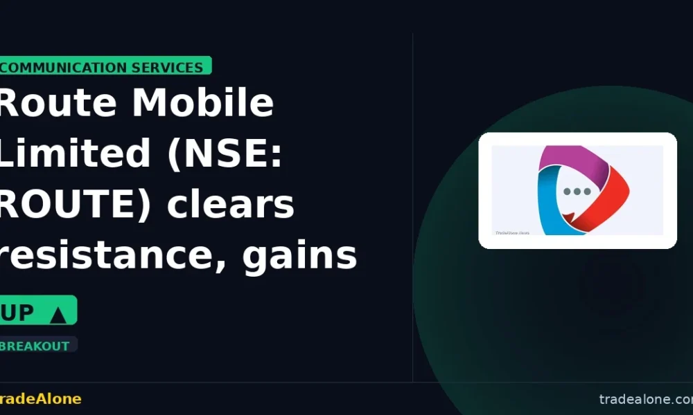 Route Mobile Limited NSE: ROUTE clears resistance