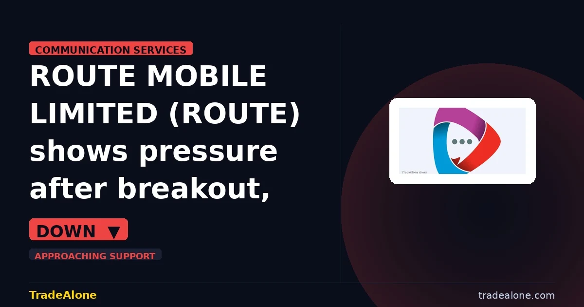 Route Mobile Limited NSE ROUTE pullback after breakout