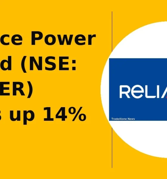 Reliance Power Limited NSE RPOWER moves up 14%