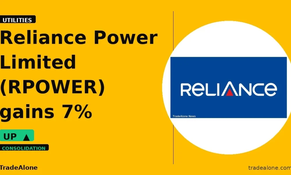 Reliance Power Limited RPOWER gains 7% intraday