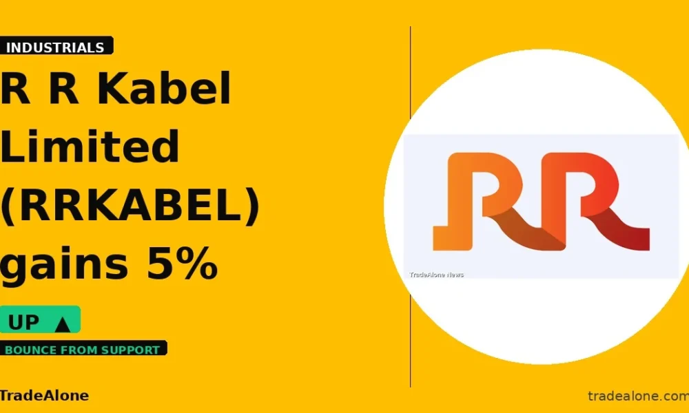 R R Kabel Limited RRKABEL gains 5% intraday
