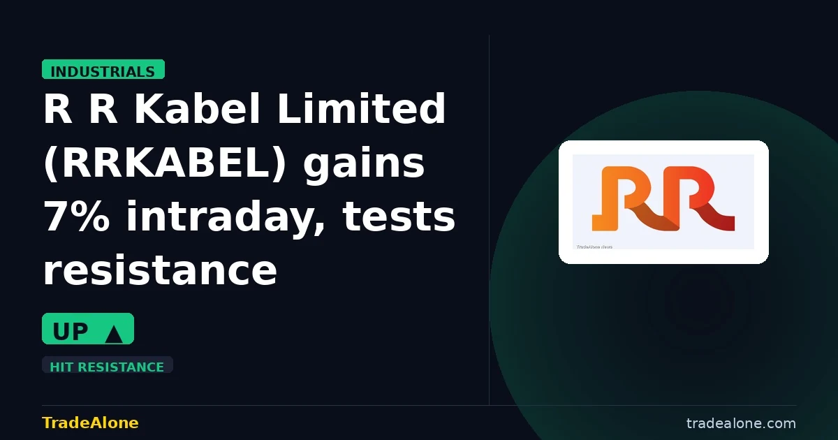 R R Kabel Limited RRKABEL tests resistance