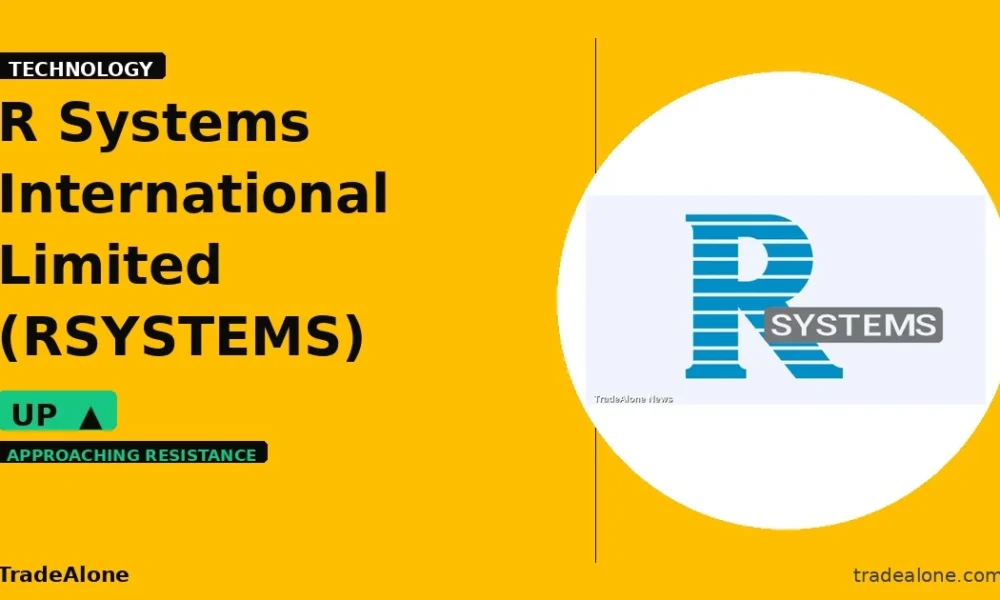 R Systems International Limited RSYSTEMS climbs up 5% intraday
