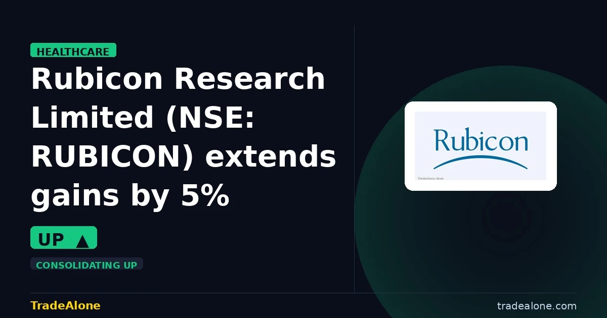 Rubicon Research Limited RUBICON extends gains