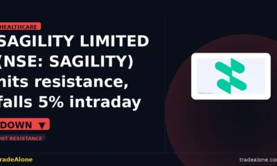 SAGILITY LIMITED NSE: SAGILITY hits resistance