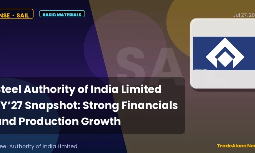 Steel Authority of India Limited SAIL FY27 Snapshot