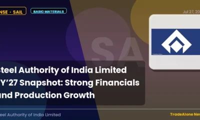 Steel Authority of India Limited SAIL FY27 Snapshot