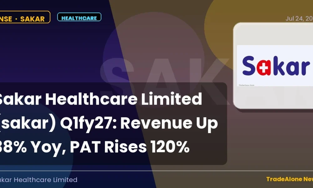 Sakar Healthcare Limited SAKAR Q1fy27 Revenue Growth